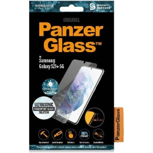 Hurtownia GSM - Gehärtetes Glas PanzerGlass E2E Mikroriss Samsung Galaxy S21+ Plus Case Friendly Fingerabdruck Antibakteriell schwarz/black - PZG173 - {ean13} - Hurt