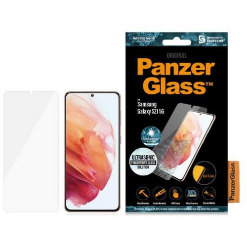 PanzerGlass Distributor - 5711724072697 - PZG174 - PanzerGlass E2E Microfracture Samsung Galaxy S21 Case Friendly Finger Print AntiBacterial black - B2B homescreen