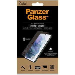 Hurtownia GSM - Szkło hartowane PanzerGlass E2E Microfracture Samsung Galaxy S22+ Plus Case Friendly AntiBacterial czarny/black 7294 - PZG175 - {ean13} - Hurt