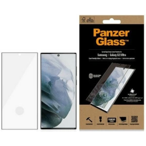 Hurtownia GSM - Zesílené sklo PanzerGlass E2E Microfracture Samsung Galaxy S22 Ultra Case Friendly AntiBacterial černé/black 7295 - PZG177 - {ean13} - Hurt