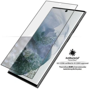 Hurtownia GSM - Zesílené sklo PanzerGlass E2E Microfracture Samsung Galaxy S22 Ultra Case Friendly AntiBacterial černé/black 7295 - PZG177 - {ean13} - Hurt