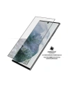 Hurtownia GSM - Edzett üveg PanzerGlass E2E Mikrotörés Samsung Galaxy S22 Ultra Tokbarát Antibakteriális fekete/black 7295 - PZG177 - {ean13} - Hurt
