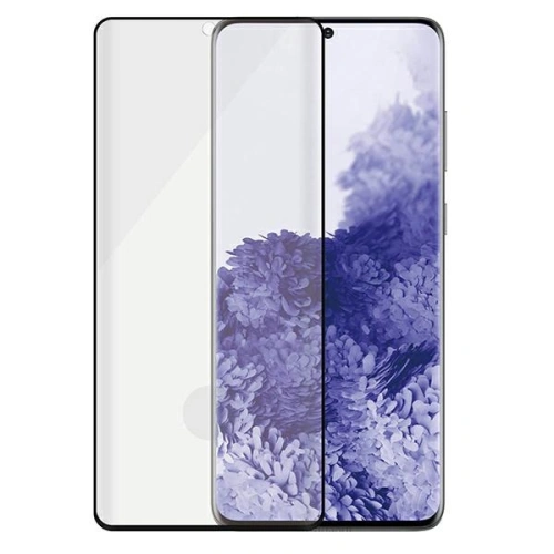 Szkło hartowane PanzerGlass E2E Microfracture Samsung Galaxy S21 Ultra Case Friendly Finger Print AntiBacterial czarny/black