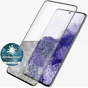 Hurtownia GSM - Sticlă securizată PanzerGlass E2E Microfracture Samsung Galaxy S21 Ultra Compatibil cu carcasele AntiBacterial pentru amprente negre/black - PZG178 - {ean13} - Hurt