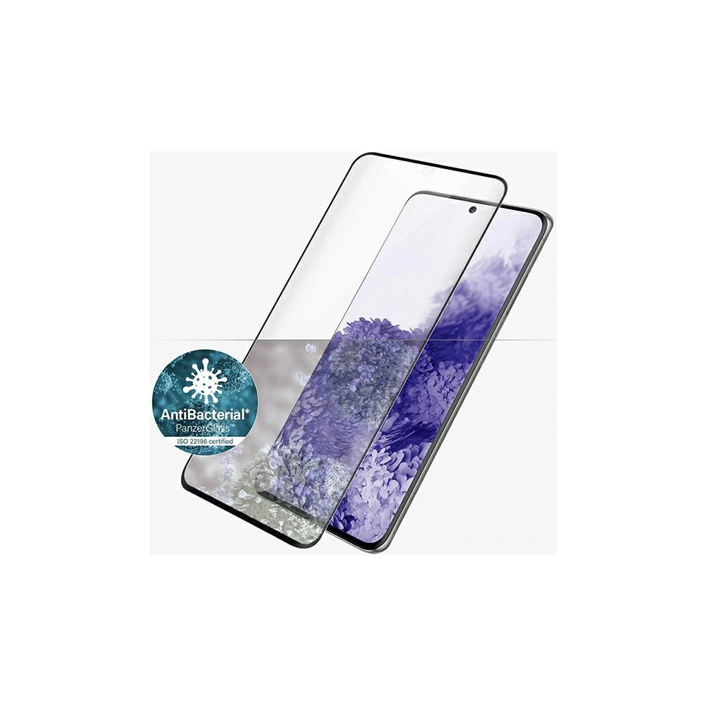 Hurtownia GSM - Edzett üveg PanzerGlass E2E Microfracture Samsung Galaxy S21 Ultra Tokbarát ujjlenyomat-ellenálló antibakteriális fekete/black - PZG178 - {ean13} - Hurt