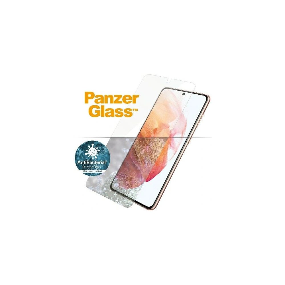 Hurtownia GSM - Gehärtetes Glas PanzerGlass E2E Pro Mikroriss Samsung Galaxy S21 Hüllenfreundlicher Fingerabdruck Antibakteriell schwarz/black - PZG182 - {ean13} - Hurt