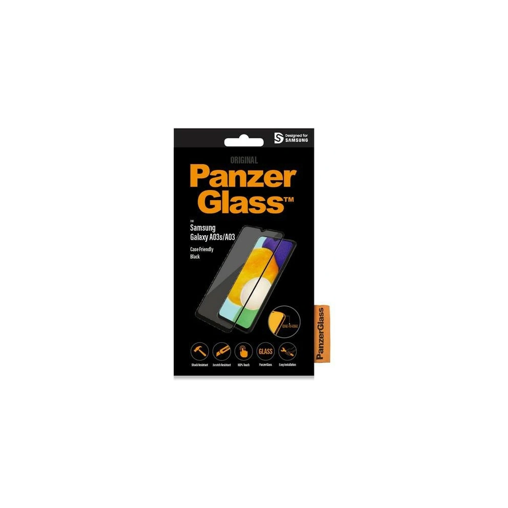 Hurtownia GSM - Tvrzené sklo PanzerGlass E2E Regular Samsung Galaxy A03 Case Friendly černé/black 7280 - PZG183 - {ean13} - Hurt