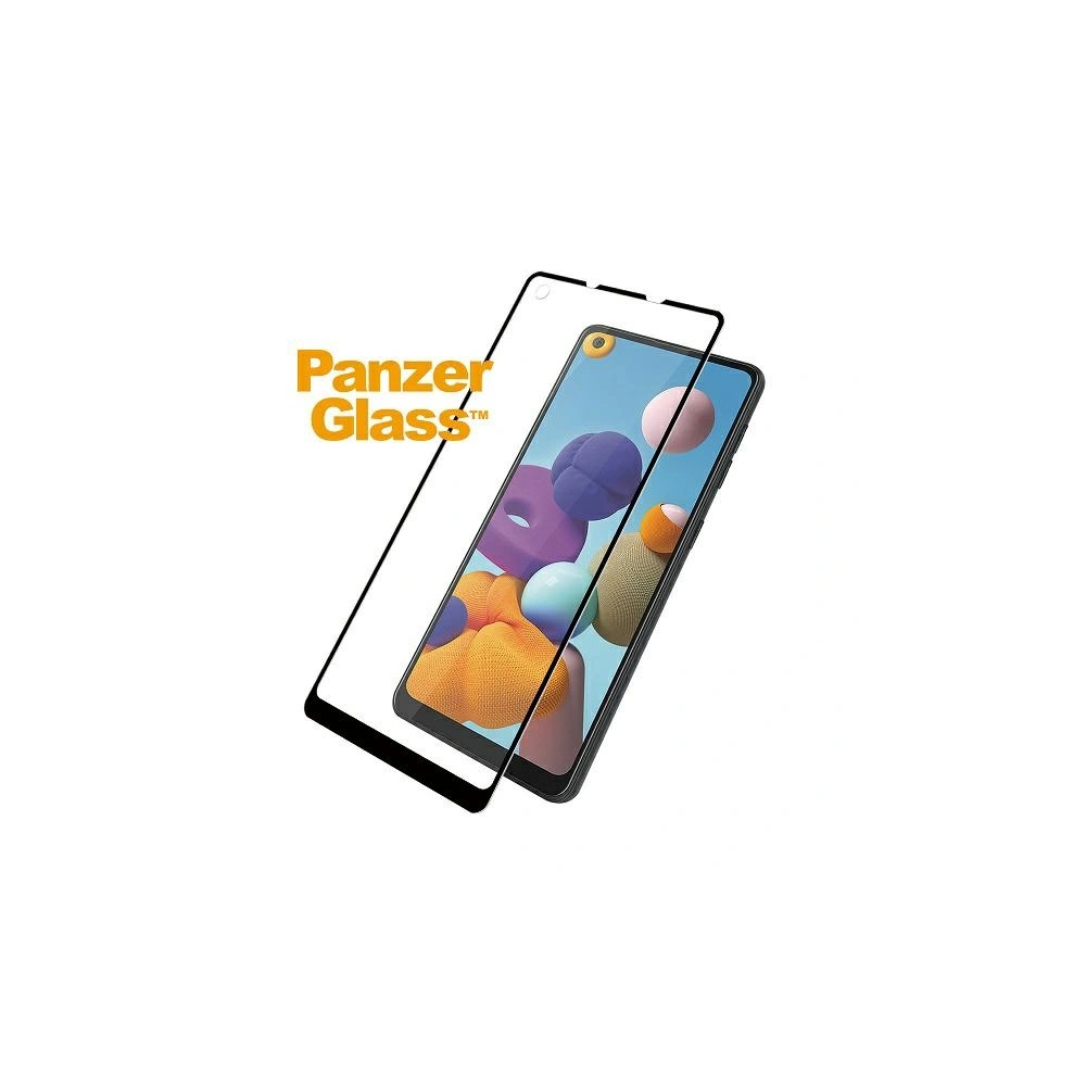 Hurtownia GSM - Tvrzené sklo PanzerGlass E2E Regular Samsung Galaxy A21 Case Friendly černé/black - PZG185 - {ean13} - Hurt