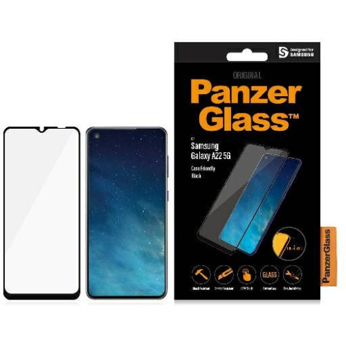 Hurtownia PanzerGlass - 5711724072741 - PZG187 - Szkło hartowane PanzerGlass E2E Regular Samsung Galaxy A22 5G Case Friendly czarny/black - B2B homescreen