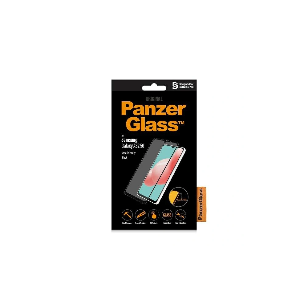 Hurtownia GSM - Tvrzené sklo PanzerGlass E2E Regular Samsung Galaxy A32 5G Case Friendly černé/black - PZG189 - {ean13} - Hurt