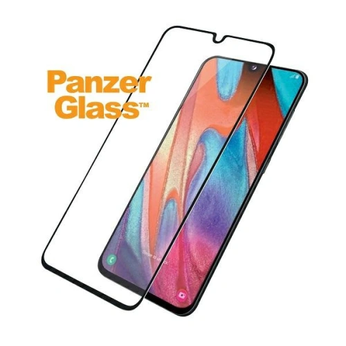 Szkło hartowane PanzerGlass E2E Regular Samsung Galaxy A41 Case Friendly czarny/black