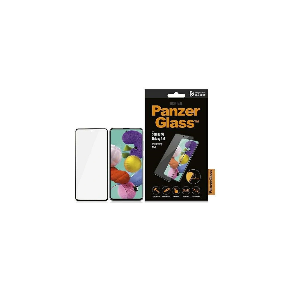 Hurtownia GSM - Gehärtetes Glas PanzerGlass E2E Regular Samsung Galaxy A51 Case Friendly schwarz/black - PZG191 - {ean13} - Hurt
