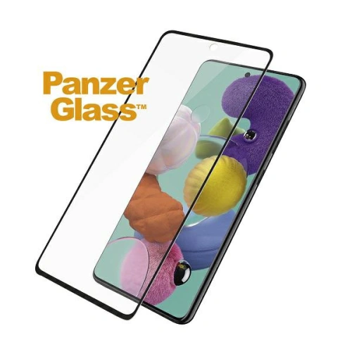 Szkło hartowane PanzerGlass E2E Regular Samsung Galaxy A51 Case Friendly czarny/black