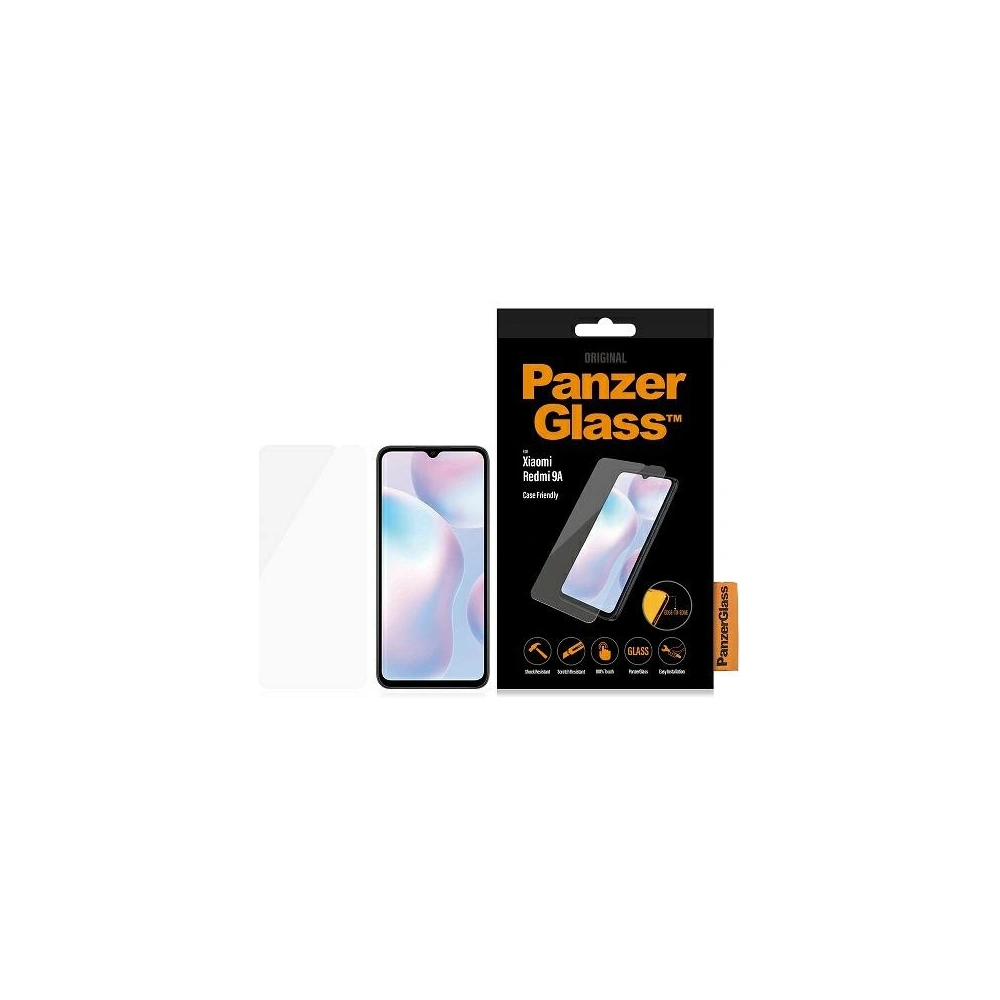 Hurtownia GSM - Gehärtetes Glas PanzerGlass E2E Regular Xiaomi Redmi 9A Case Friendly - PZG201 - {ean13} - Hurt
