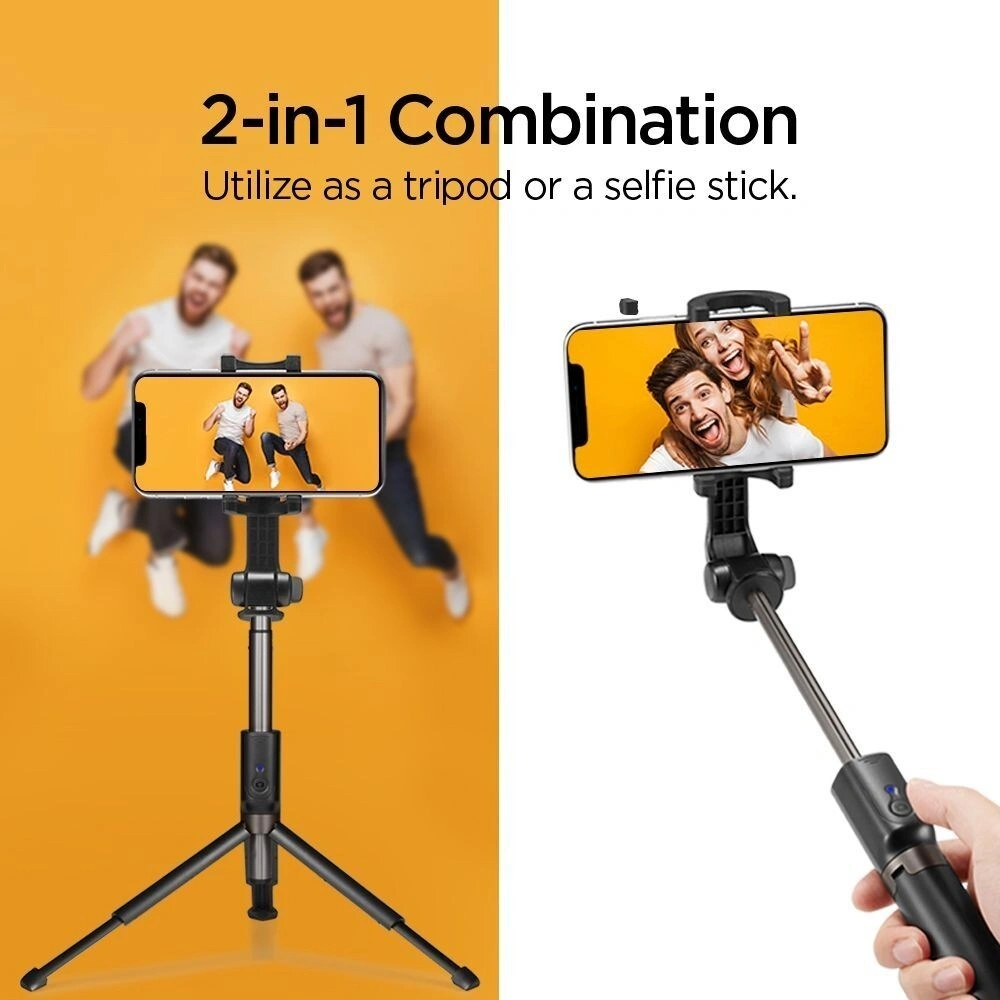 Hurtownia GSM - Spigen S540W Bezdrátový selfie stick stativ černý - SPN732BLK - {ean13} - Hurt