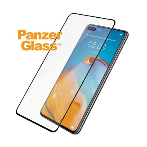 Szkło hartowane PanzerGlass E2E Super+ Huawei P40 Case Friendly czarny/black