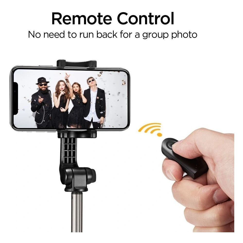 Hurtownia GSM - Spigen S540W Bezdrátový selfie stick stativ černý - SPN732BLK - {ean13} - Hurt