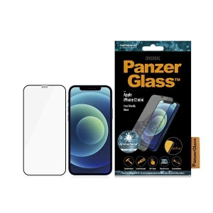 Wholesale PanzerGlass E2E Super+ Apple iPhone 12 mini Case Friendly AntiBacterial MicroFracture black - PZG214 - {ean13} - Hurt