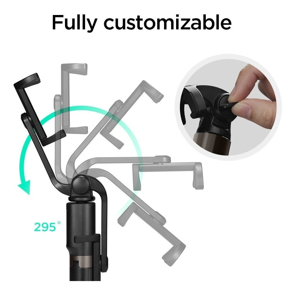 Hurtownia GSM - Spigen S540W Selfie Stick fără fir Trepied negru - SPN732BLK - {ean13} - Hurt