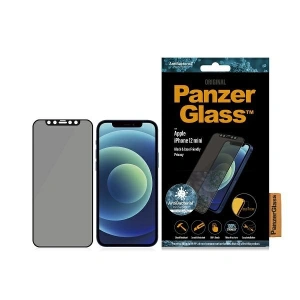 Wholesale PanzerGlass E2E Super+ Apple iPhone 12 mini Case Friendly AntiBacterial Microfracture Privacy black - PZG215 - {ean13} - Hurt
