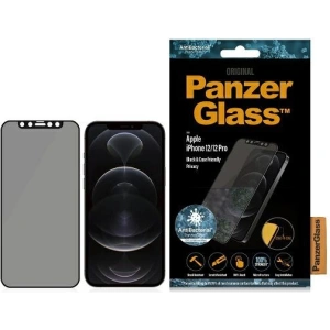 Hurtownia GSM - Tvrdé sklo PanzerGlass E2E Super+ Apple iPhone 12/12 Pro Case Friendly AntiBacterial Microfracture Privacy černé/black - PZG219 - {ean13} - Hurt