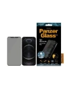 Hartglas PanzerGlass E2E Super+ Apple iPhone 12/12 Pro Case Friendly AntiBacterial Microfracture Privacy schwarz/black