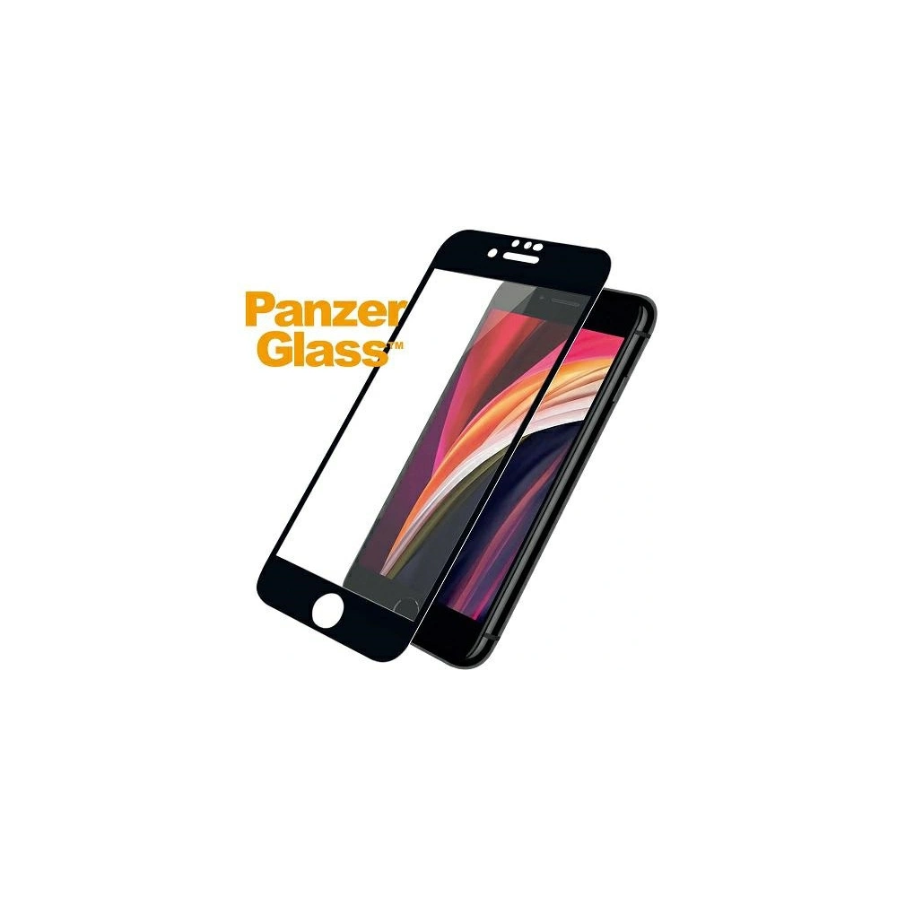 Hurtownia GSM - Gehärtetes Glas PanzerGlass E2E Super+ Apple iPhone SE 2022/SE 2020/8/7 Case Friendly schwarz/black - PZG221 - {ean13} - Hurt