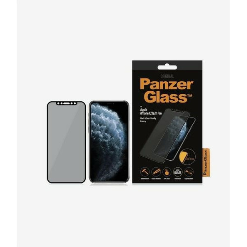 PanzerGlass Distributor - 5711724126642 - PZG223 - PanzerGlass E2E Super+ Apple iPhone 11 Pro/XS/X Case Friendly Privacy black - B2B homescreen