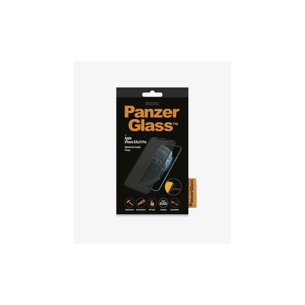 Wholesale PanzerGlass E2E Super+ Apple iPhone 11 Pro/XS/X Case Friendly Privacy black - PZG223 - {ean13} - Hurt
