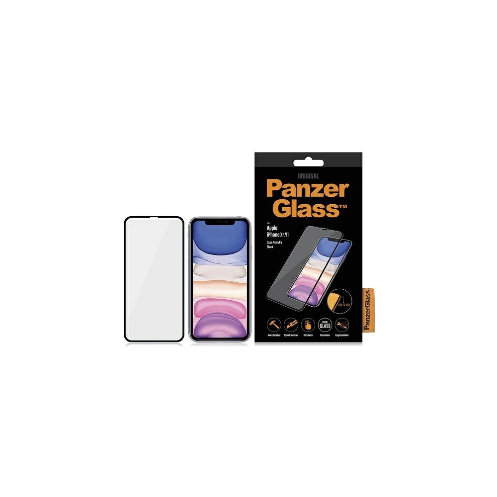 Hurtownia GSM - Sticlă securizată PanzerGlass E2E Super+ Apple iPhone 11/XR Case Friendly negru/black - PZG224 - {ean13} - Hurt