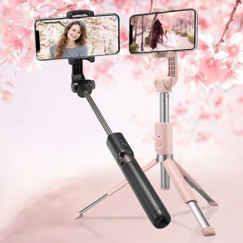 Spigen S540W Wireless Selfie Stick Tripod Black