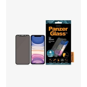 Hurtownia GSM - Sticlă securizată PanzerGlass E2E Super+ Apple iPhone 11/XR Case Friendly Privacy negru/black - PZG225 - {ean13} - Hurt