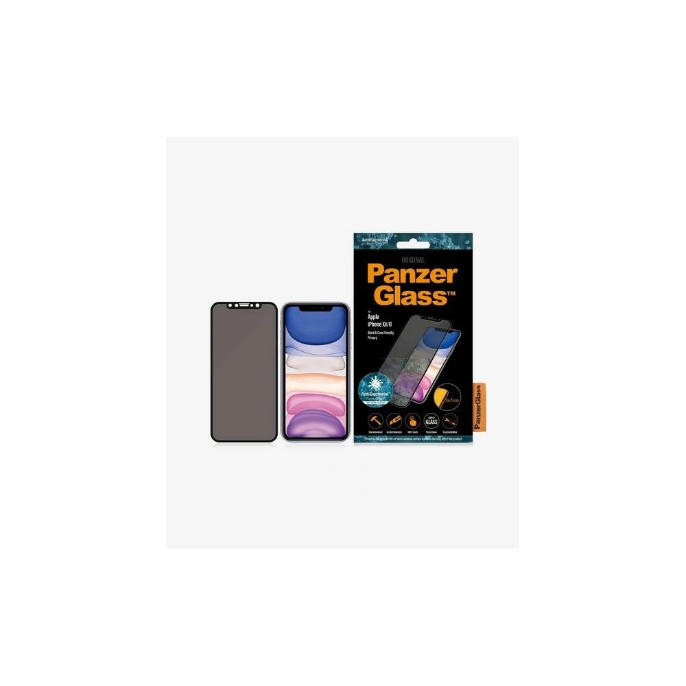 Hurtownia GSM - Sticlă securizată PanzerGlass E2E Super+ Apple iPhone 11/XR Case Friendly Privacy negru/black - PZG225 - {ean13} - Hurt