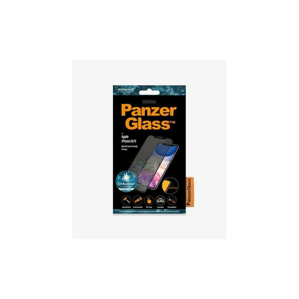 Hurtownia GSM - Sklo tvrzené PanzerGlass E2E Super+ Apple iPhone 11/XR Case Friendly Privacy černé/black - PZG225 - {ean13} - Hurt