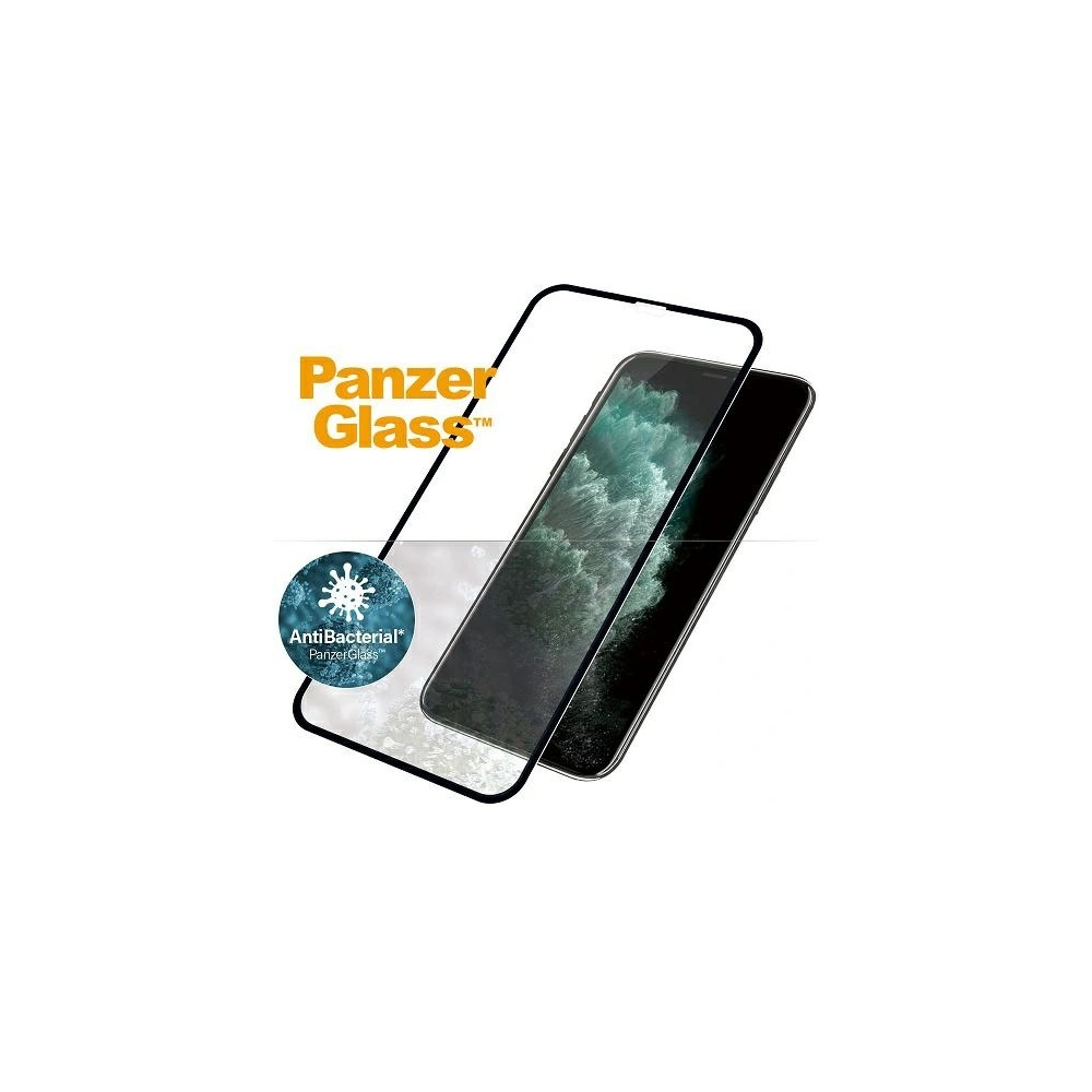 Wholesale PanzerGlass E2E Super+ Apple iPhone 11 Pro Max/XS Max Case Friendly AntiBacterial black - PZG228 - {ean13} - Hurt