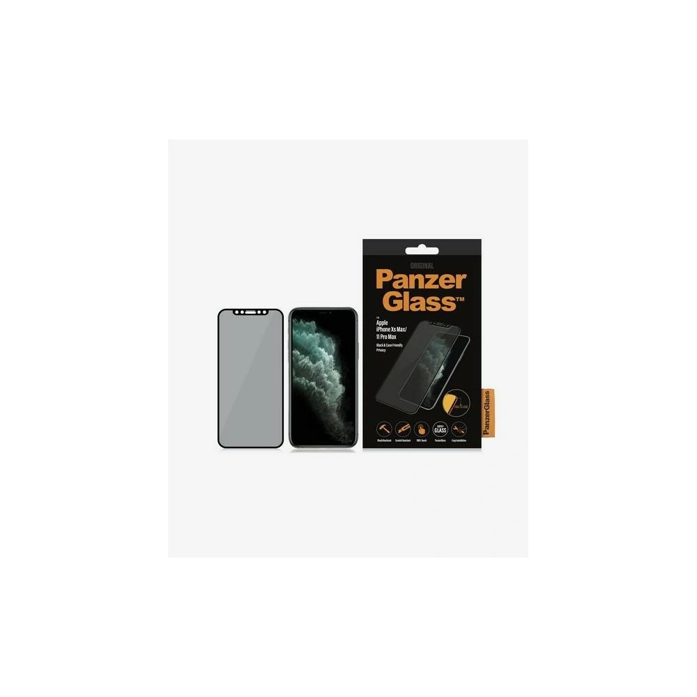 Hurtownia GSM - Gehärtetes Glas PanzerGlass E2E Super+ Apple iPhone 11 Pro Max/XS Max Case Friendly Privacy schwarz/black - PZG229 - {ean13} - Hurt