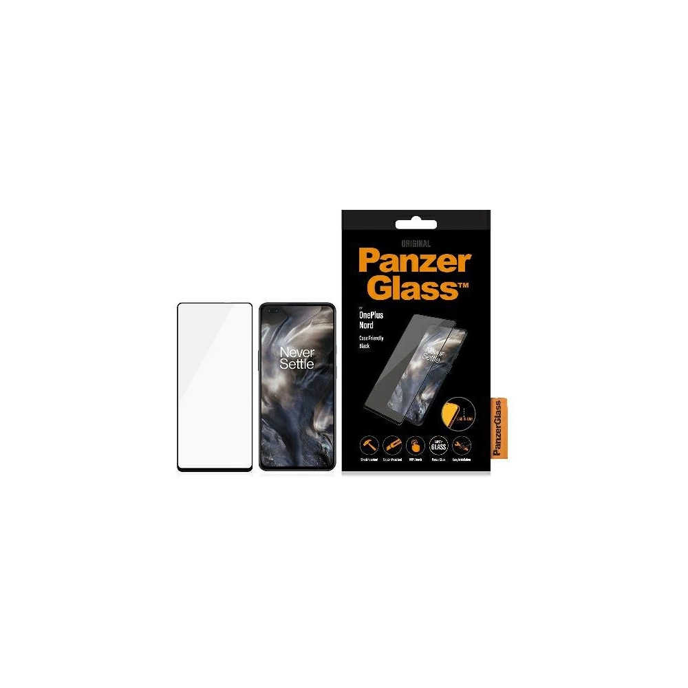 Hurtownia GSM - Edzett üveg PanzerGlass E2E Super+ OnePlus Nord Case Friendly fekete/black - PZG232 - {ean13} - Hurt