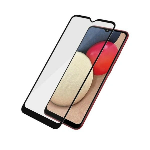 Szkło hartowane PanzerGlass E2E Super+ Samsung Galaxy A02s Case Friendly AntiBacterial czarny/black