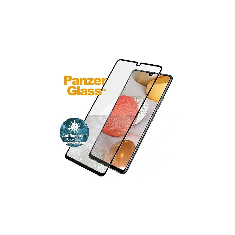 Hurtownia GSM - Sticlă securizată PanzerGlass E2E Super+ Samsung Galaxy A42 5G Case Friendly AntiBacterial negru/black - PZG235 - {ean13} - Hurt