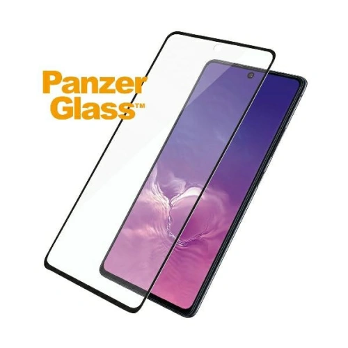 Szkło hartowane PanzerGlass E2E Super+ Samsung Galaxy S10 Lite/M51  Case Friendly czarny/black