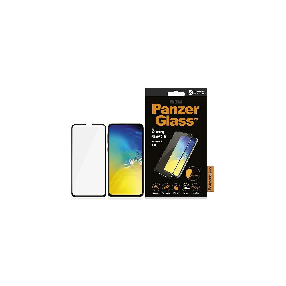 Hurtownia GSM - Tvrzené sklo PanzerGlass E2E Super+ Samsung Galaxy S10e Case Friendly černé/black - PZG238 - {ean13} - Hurt