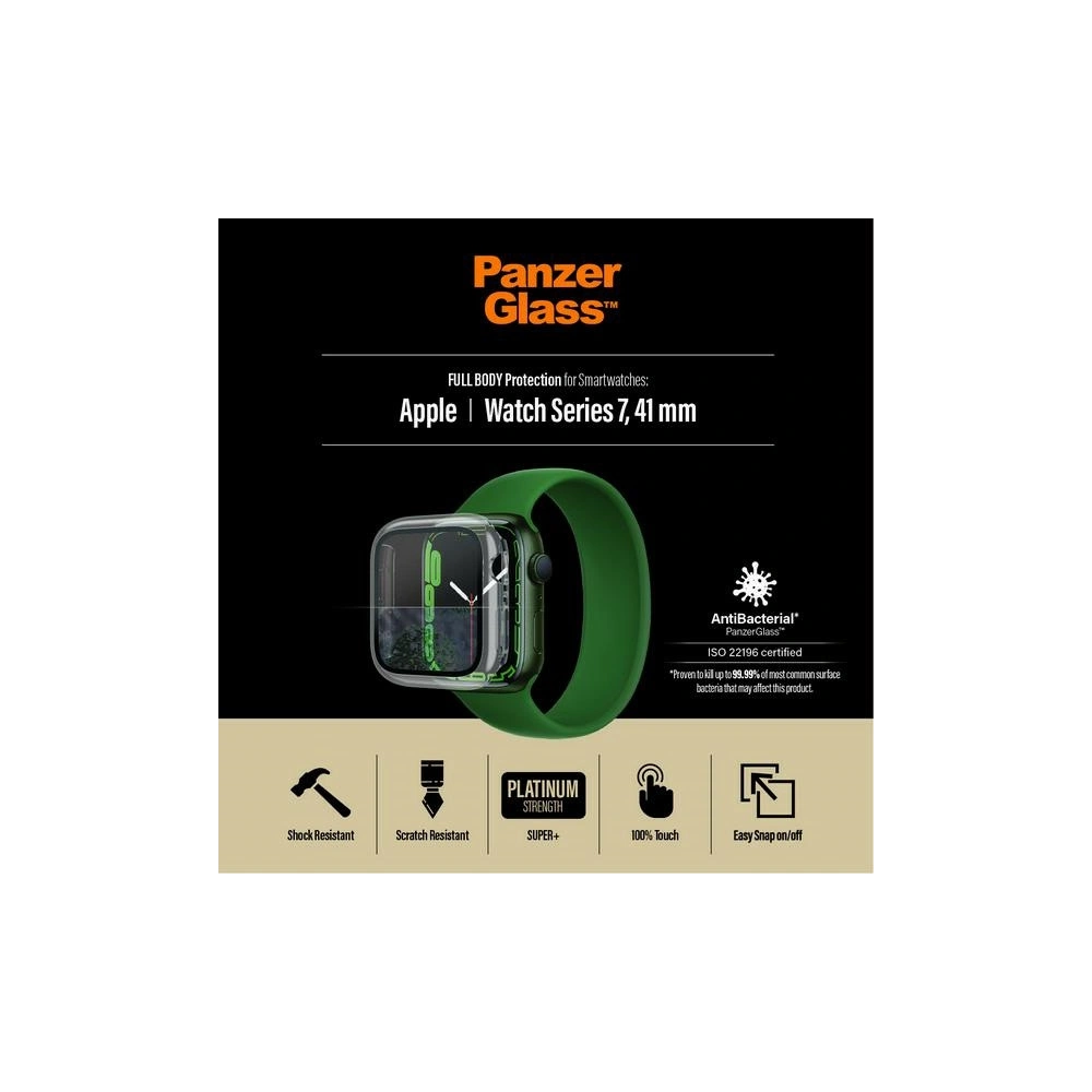 Hurtownia GSM - Gehärtetes Glas PanzerGlass Full Body Apple Watch 7 41mm transparent AB 3658 - PZG250 - {ean13} - Hurt