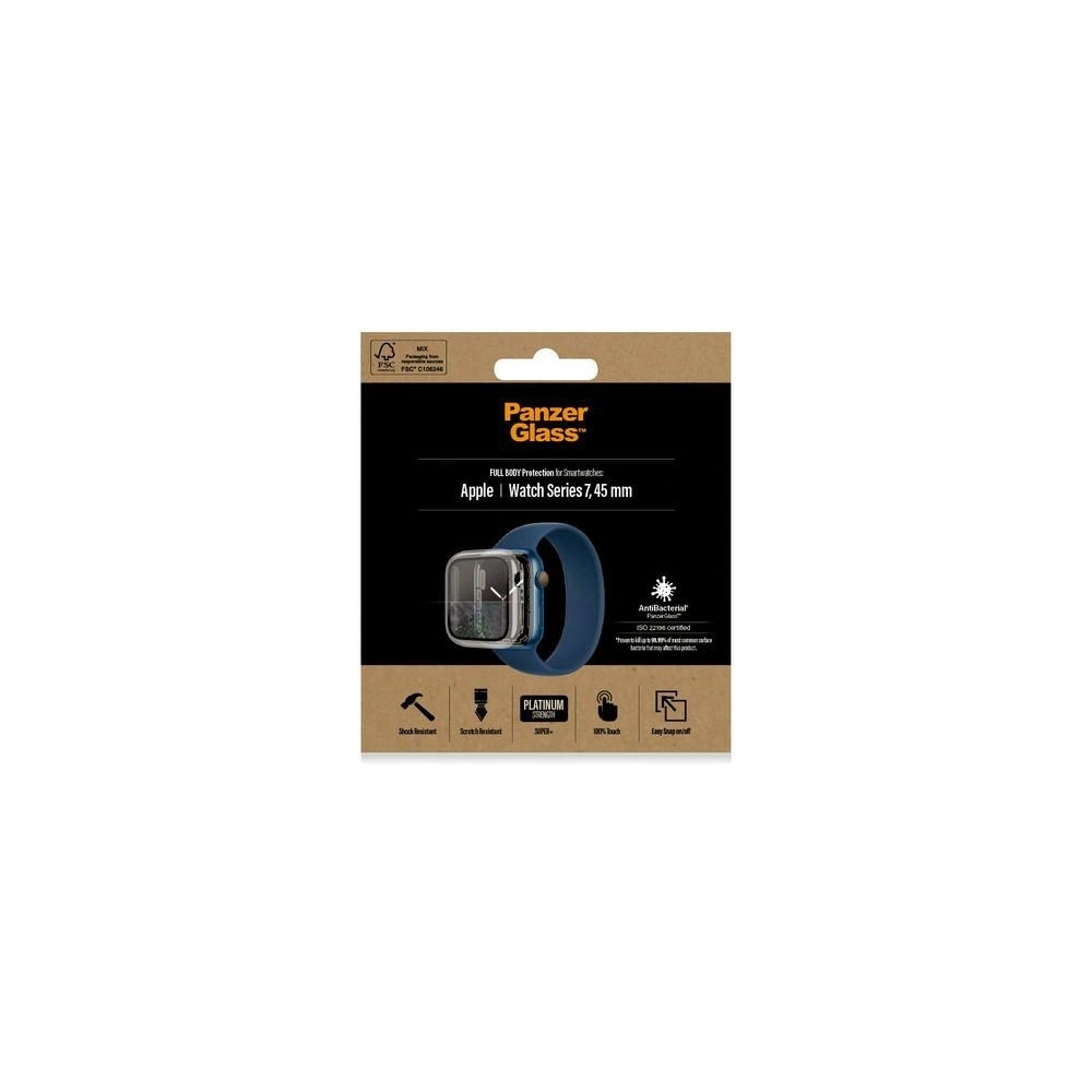 Hurtownia GSM - Sticlă securizată PanzerGlass Full Body Apple Watch 7 45mm transparent AB 3659 - PZG252 - {ean13} - Hurt