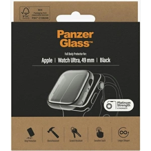 Hurtownia GSM - Edzett üveg PanzerGlass Full Body Apple Watch Ultra 49mm fekete/black 3678 - PZG253 - {ean13} - Hurt