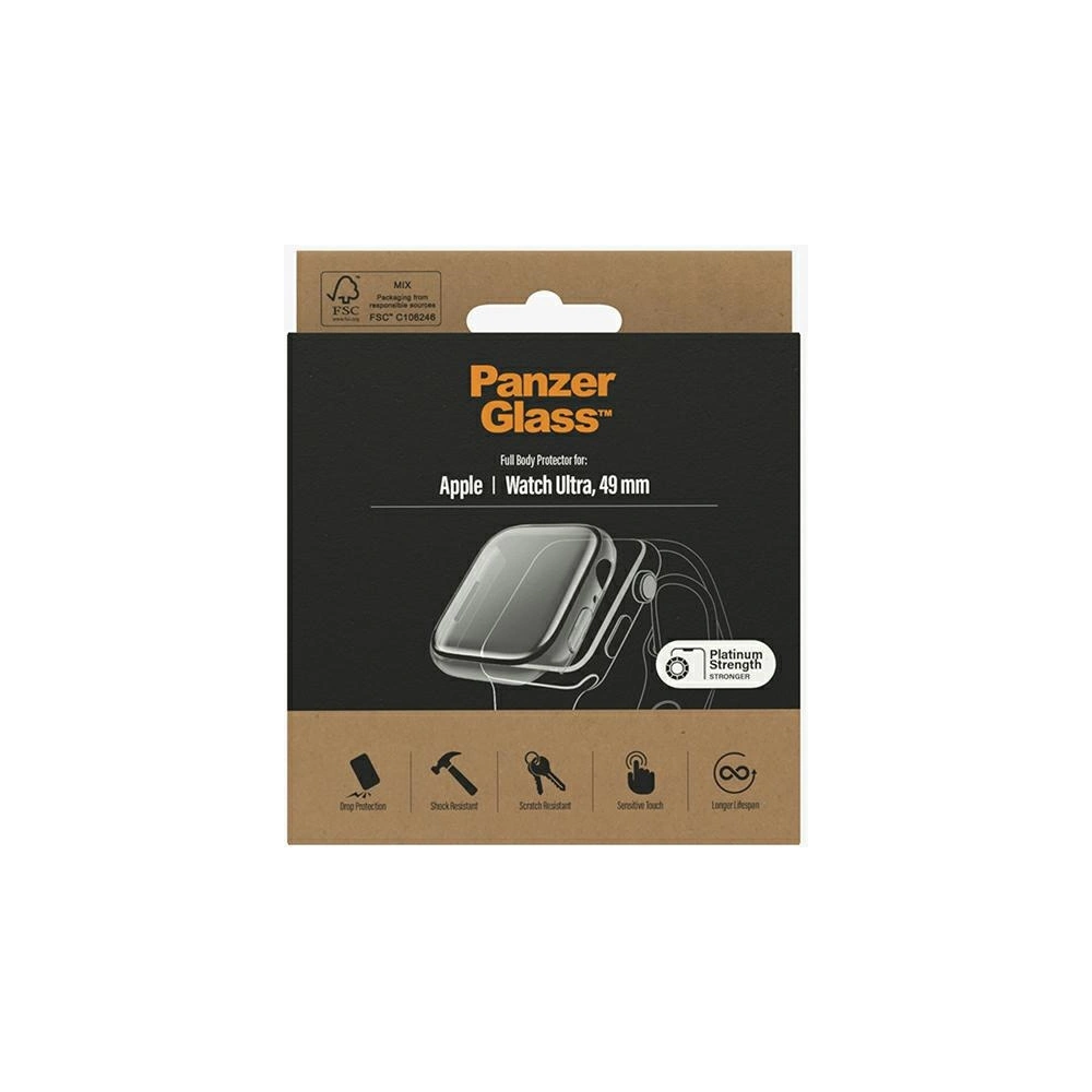 Wholesale Tempered glass PanzerGlass Full Body Apple Watch Ultra 49mm transparent 3677 - PZG254 - {ean13} - Hurt