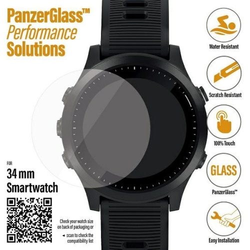 PanzerGlass Distributor - 5711724036064 - PZG255 - PanzerGlass Samsung Galaxy Watch 3 34mm Garmin Forerunner 645/645 Music/Fossil Q Venture Gen 4/Skagen Falster 2" - B2B homescreen