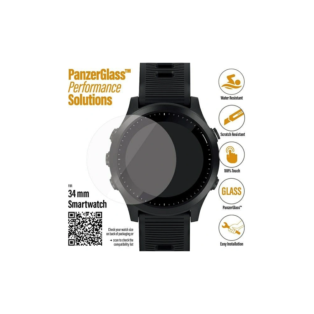 Hurtownia GSM - Szkło hartowane PanzerGlass Samsung Galaxy Watch 3 34mm Garmin Forerunner 645/645 Music/Fossil Q Venture Gen 4/Skagen Falster 2 - PZG255 - {ean13} - Hurt