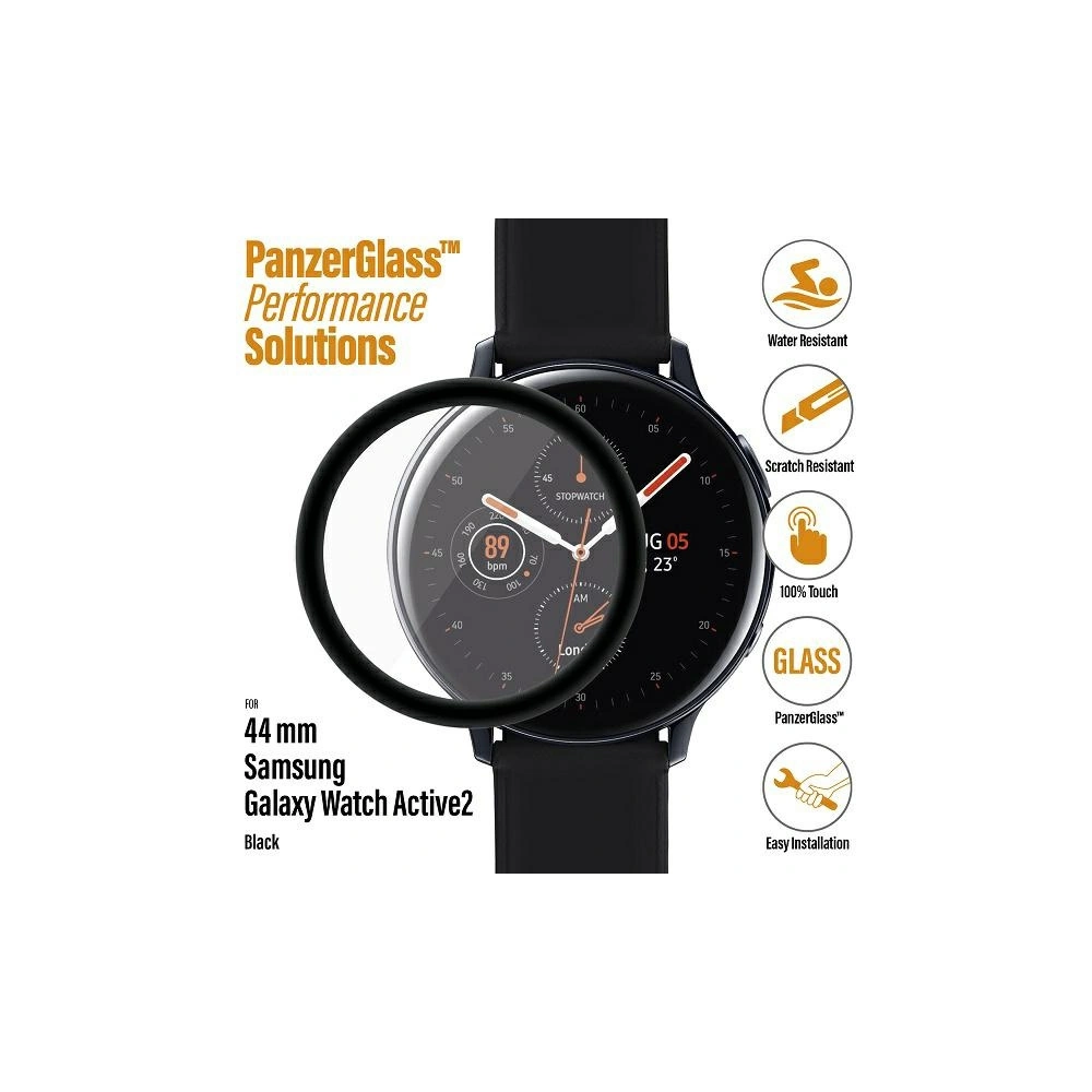 Hurtownia GSM - Zakalené sklo PanzerGlass Samsung Galaxy Watch Active 2 44mm černé/black - PZG263 - {ean13} - Hurt