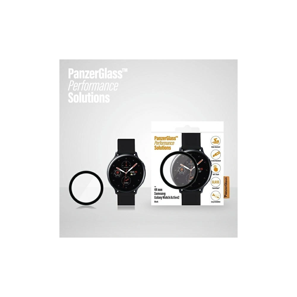Hurtownia GSM - Zakalené sklo PanzerGlass Samsung Galaxy Watch Active 2 44mm černé/black - PZG263 - {ean13} - Hurt