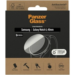 Hurtownia GSM - Tvrzené sklo PanzerGlass Samsung Galaxy Watch Classic 5 40mm Ochrana obrazovky Antibakteriální 3674 - PZG266 - {ean13} - Hurt